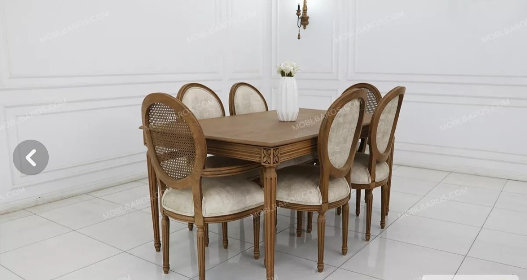 میزنهارخوری کلاسیک مدل لویی طرح گل