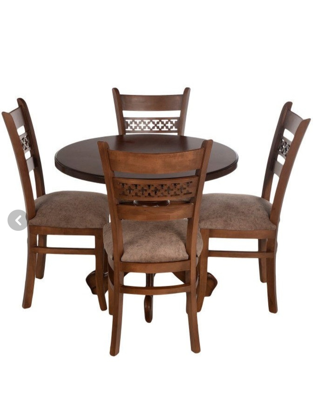میزو صندلی نهار خوری ۴نفره چوبی