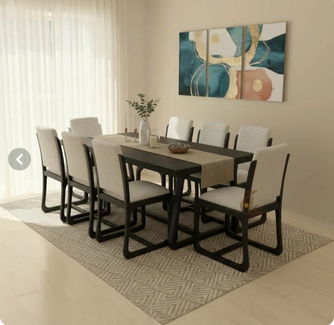 میزنهارخوری چوبی ۸نفره مدل رها