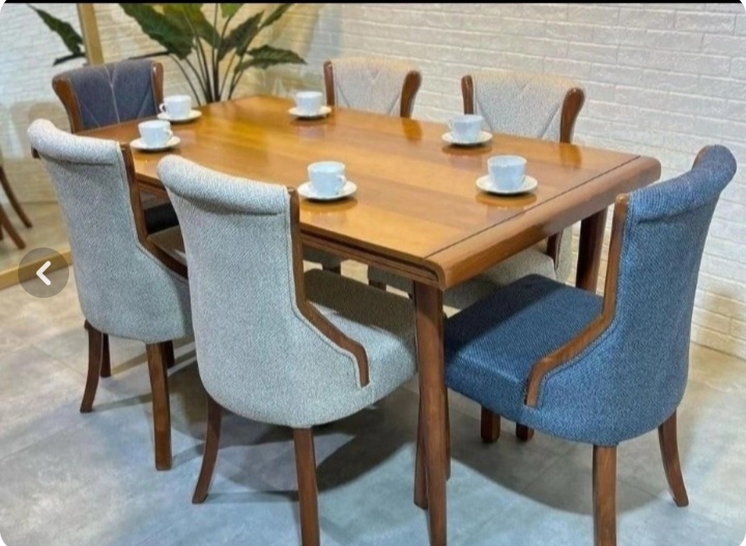 میزنهارخوری ۶نفره مدل هکتور خرید مستقیم ازتولیدی رنگ به دلخواه مشتری
