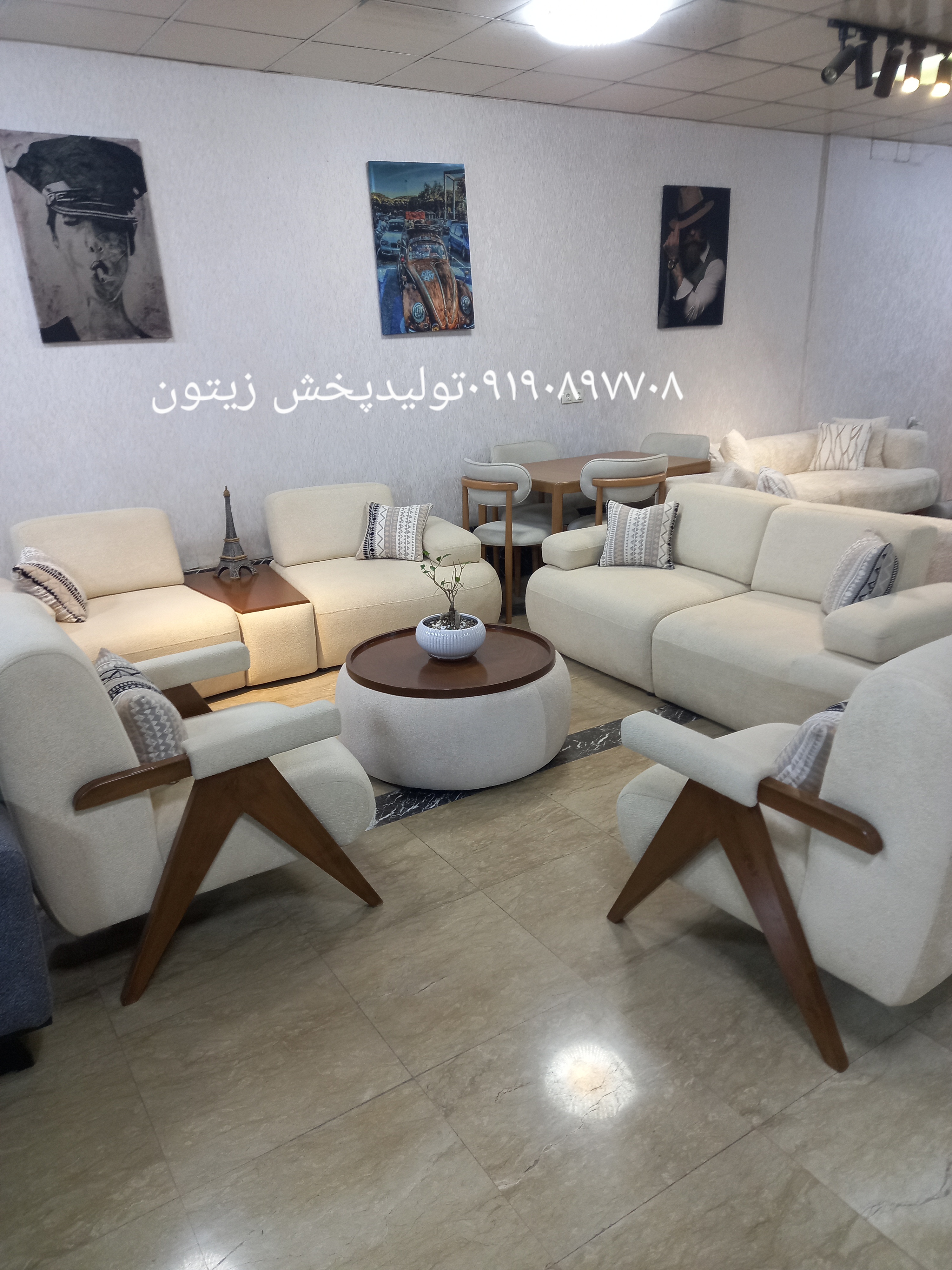 مبلمان مینیمال ۷نفره خرید مستقیم ازتولیدی رنگ به دلخواه مشتری