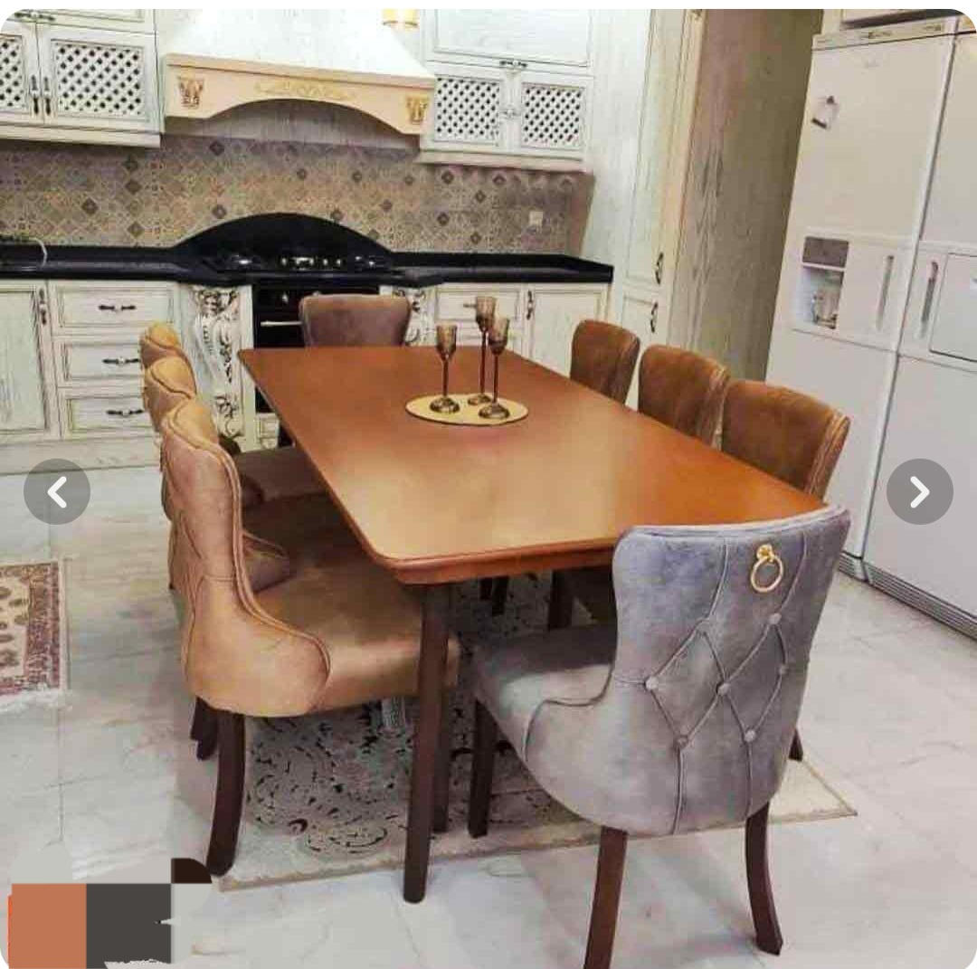 میزنهارخوری ۸نفره چستر چوبی