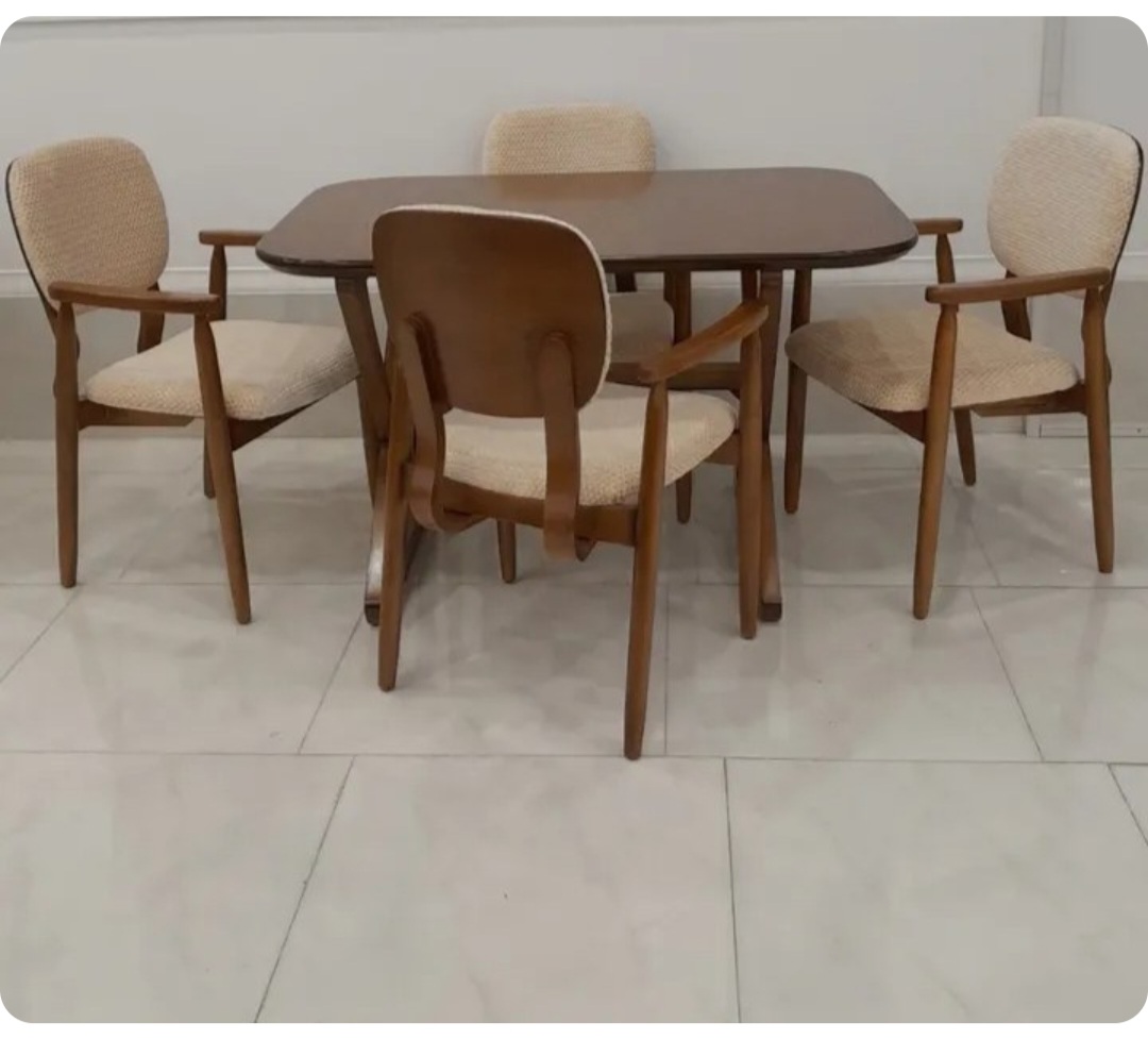 میزنهارخوری ۴نفره چوبی کد۴۰۸